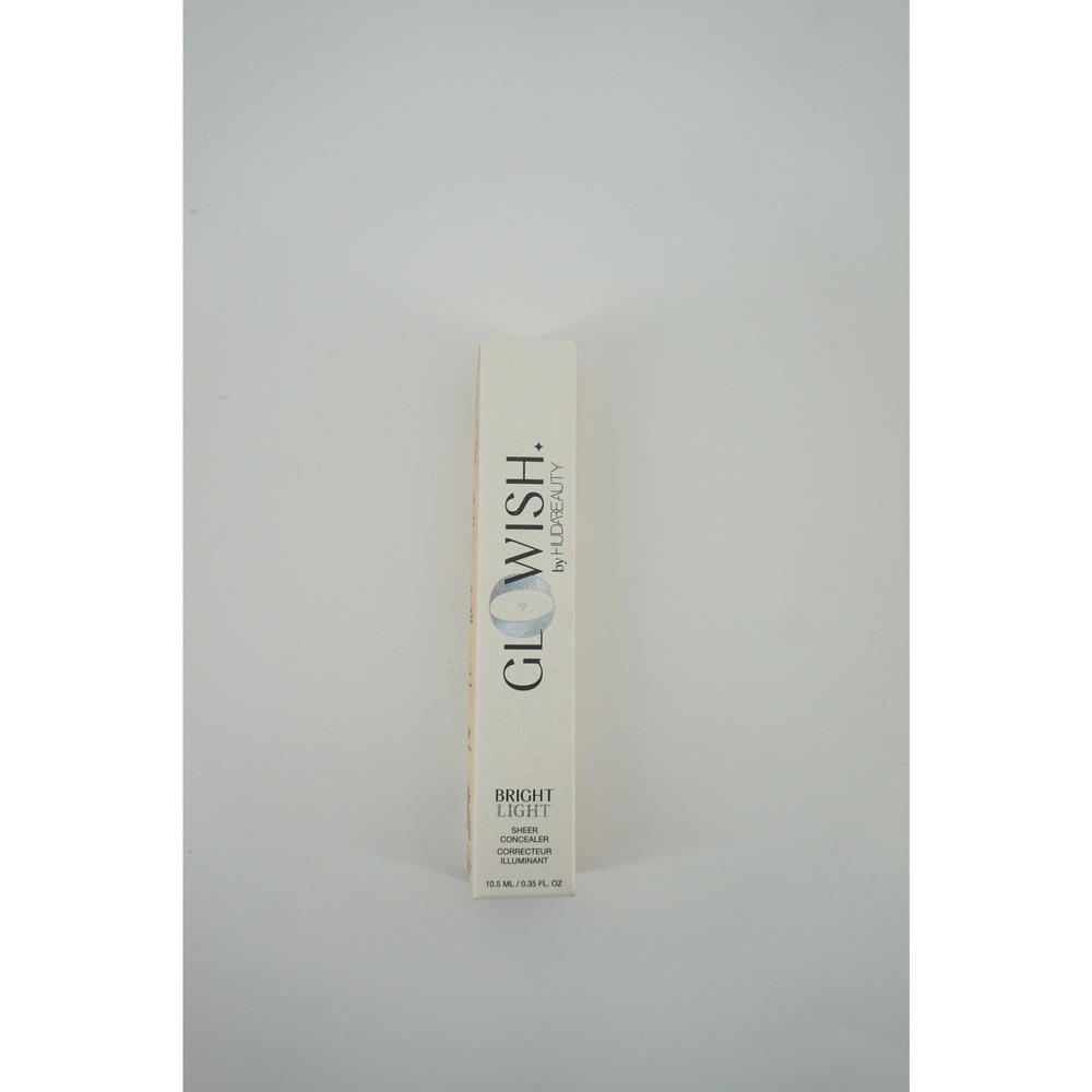 GloWish Huda Beauty Bright Light Sheer Concealer 10 Deep Tan 10.5ml NEW